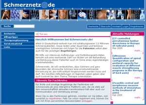 Internetseite Schmerznetz.de