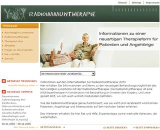 Internetportal www.radioimmuntherapie.de fr Patienten mit Non-Hodgkin-Lymphom